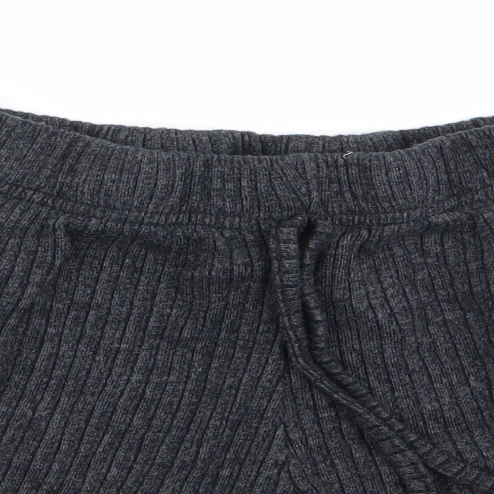 New Look Womens Grey   Paperbag Shorts Size S