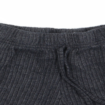 New Look Womens Grey   Paperbag Shorts Size S