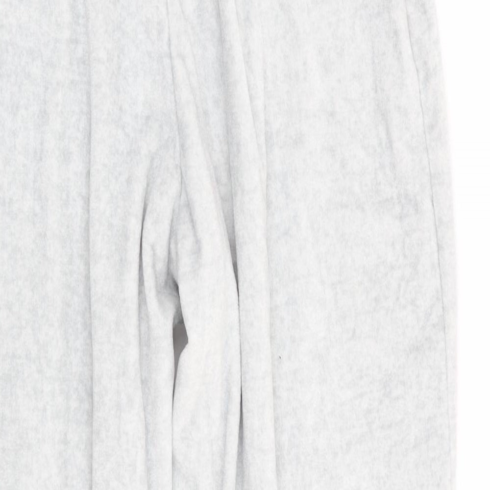 Brand and care label for Love To Lounge women’s grey solid pyjama pants, size S, - mickey made me do it!