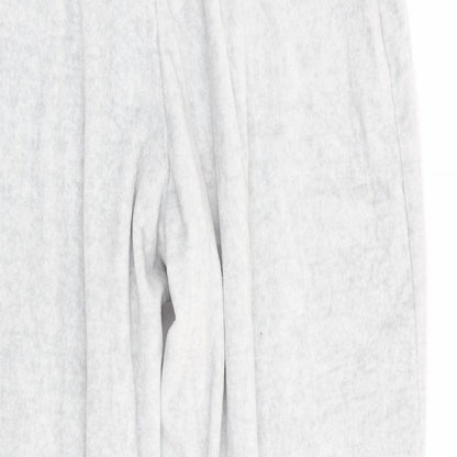 Brand and care label for Love To Lounge women’s grey solid pyjama pants, size S, - mickey made me do it!