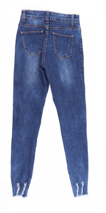 Miss R J Womens Blue   Skinny Jeans Size 6 L28 in