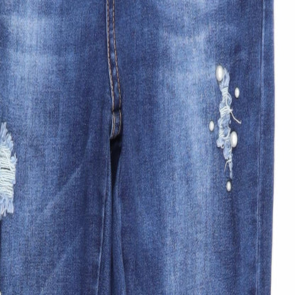 Miss R J Womens Blue   Skinny Jeans Size 6 L28 in