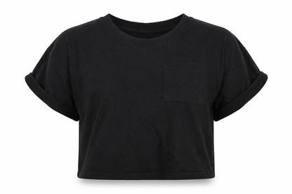 Womens UK Size 6 Divided Black Basic T-Shirt
