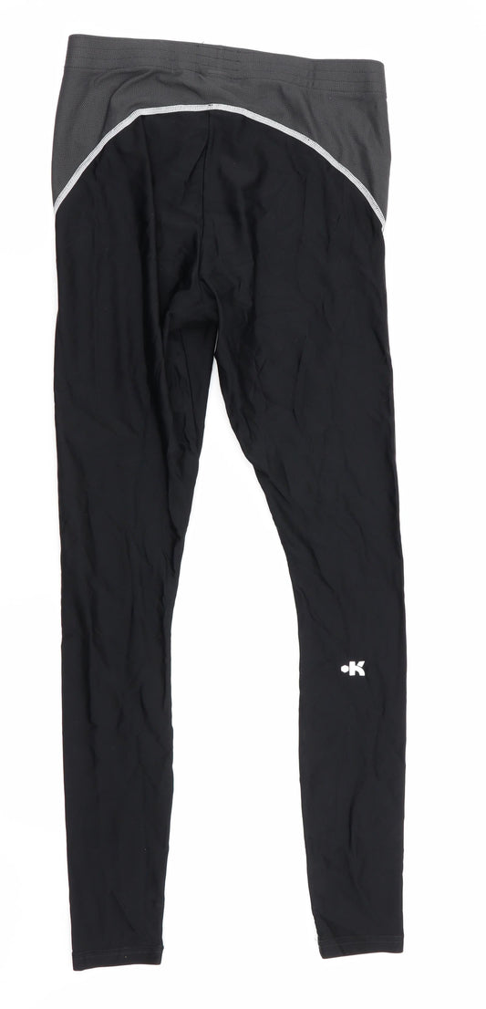Kipsta Womens Black   Compression Leggings Size M L28 in
