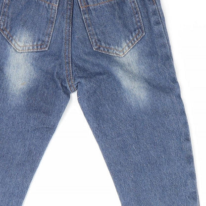 Foshan Boys Blue   Jogger Jeans Size 12-18 Months  - Distressed Jeans