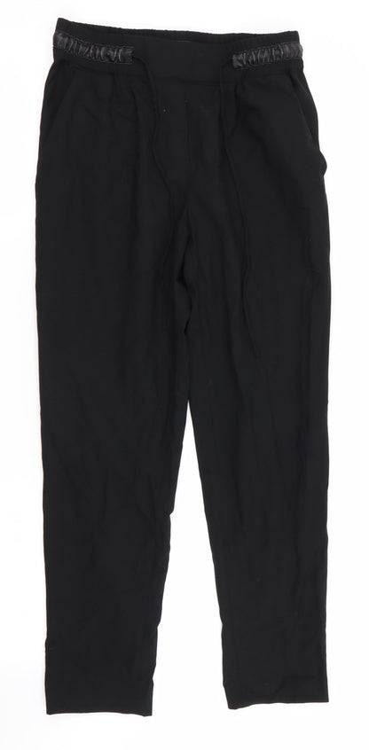 Womens UK Size 6 Zara Regular Fit  Black Trousers