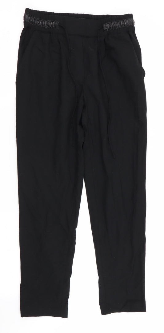 Womens UK Size 6 Zara Regular Fit  Black Trousers
