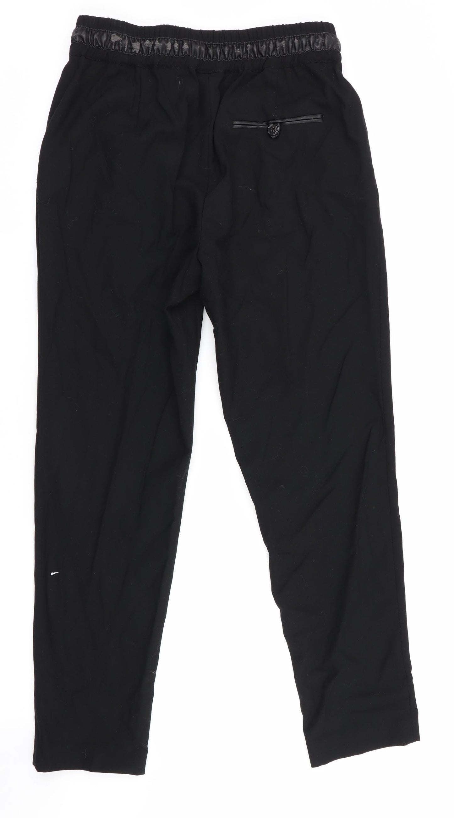 Womens UK Size 6 Zara Regular Fit  Black Trousers