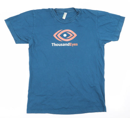 Sustainable Edition Womens Blue   Basic T-Shirt Size M  - Thousand Eyes