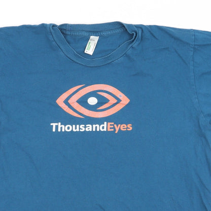 Sustainable Edition Womens Blue   Basic T-Shirt Size M  - Thousand Eyes
