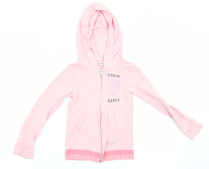 Pineapple Girls Pink   Full Zip Hoodie Size 4 Years  - Class of 7G