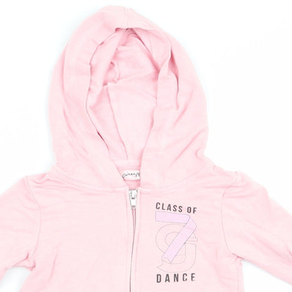 Pineapple Girls Pink   Full Zip Hoodie Size 4 Years  - Class of 7G