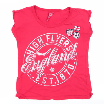 Atmosphere Womens Red   Basic T-Shirt Size 14  - High Flyer