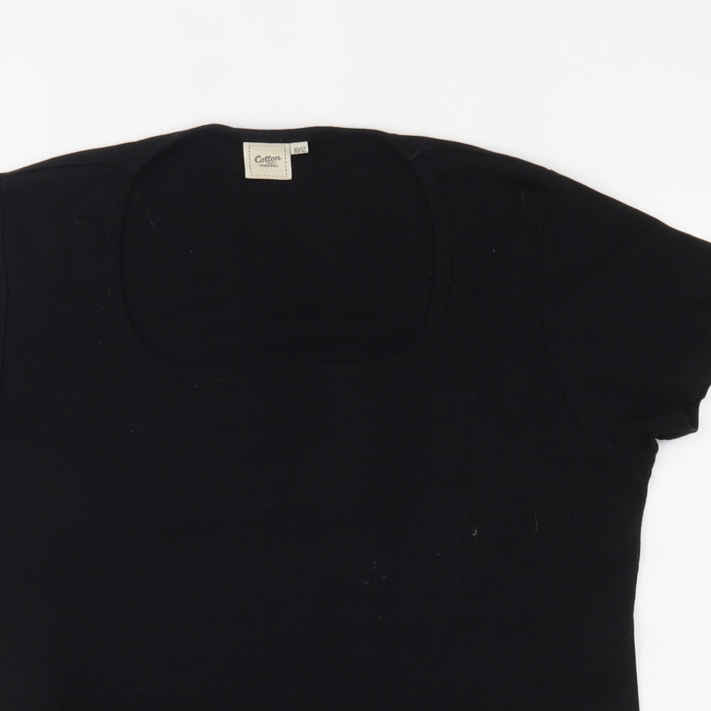 Cotton Traders Womens Black   Pullover Jumper Size 10