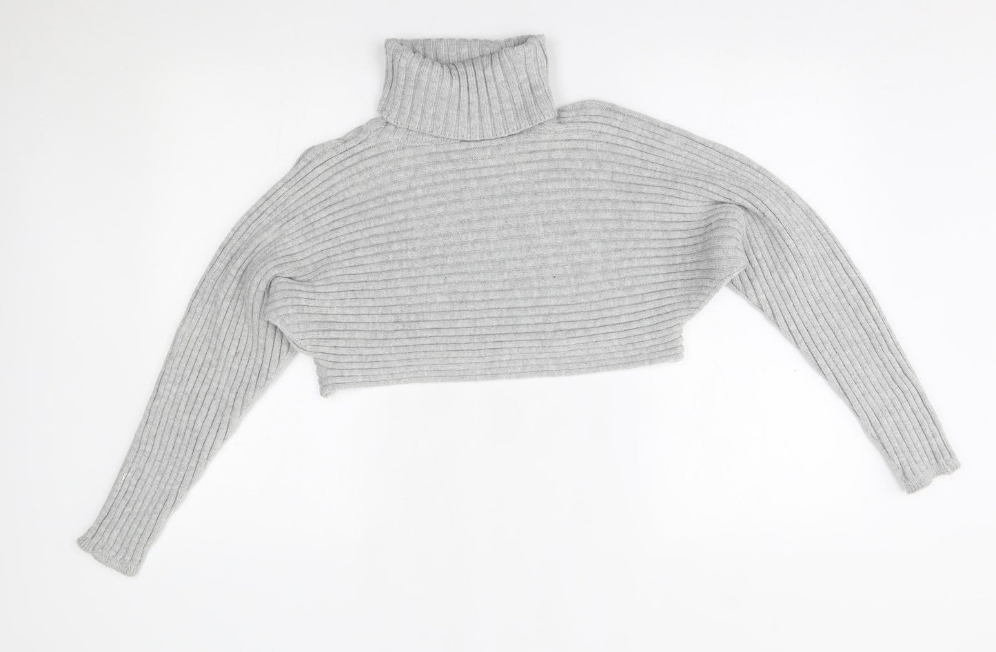 Womens UK Size M New Look Grey Pullover Jumper