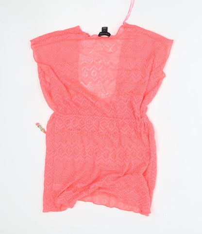 Womens UK Size S Atmosphere Pink Wrap Jumper