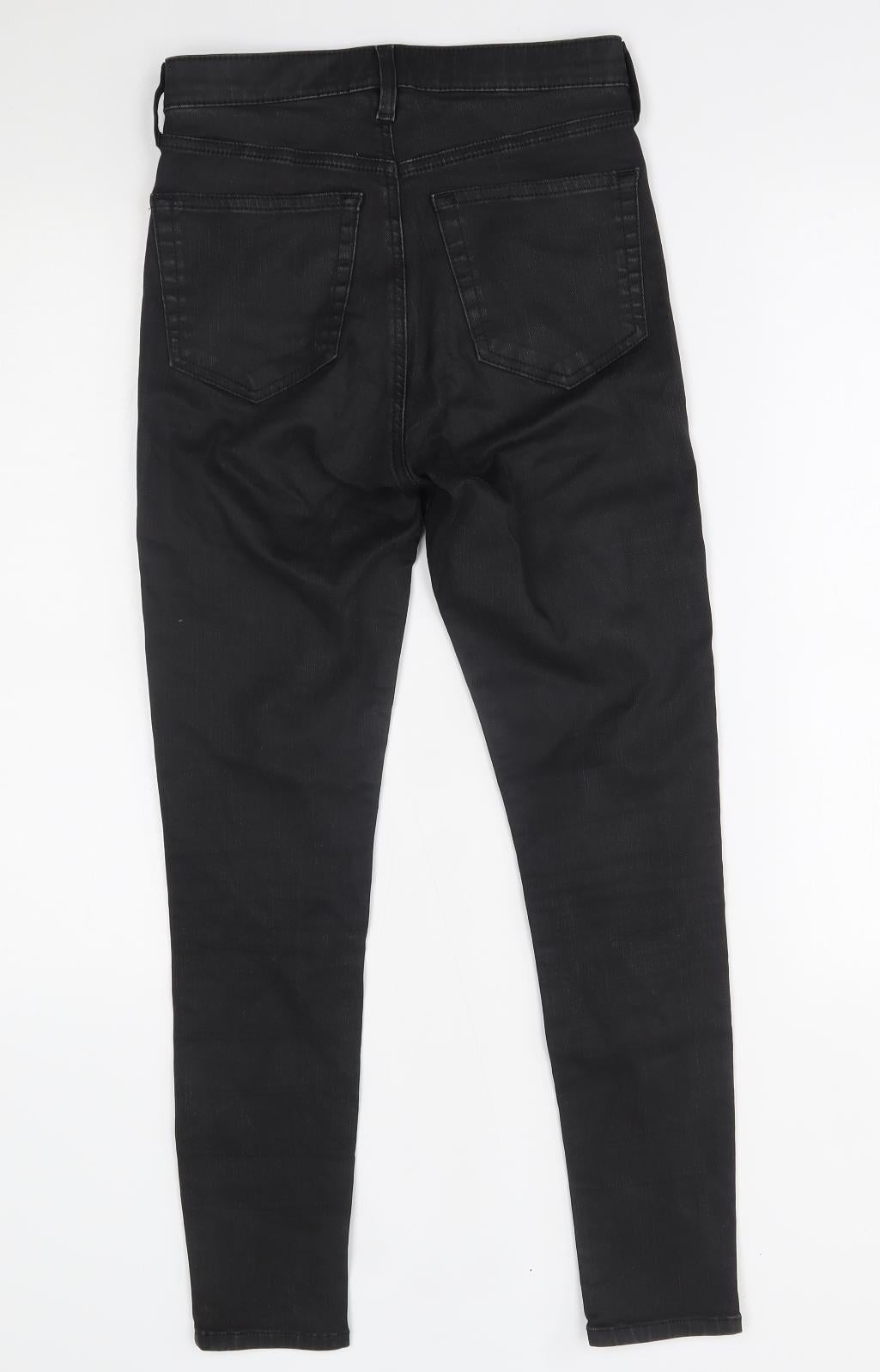 Topshop Womens Black   Skinny Jeans Size 28 in L32 in -