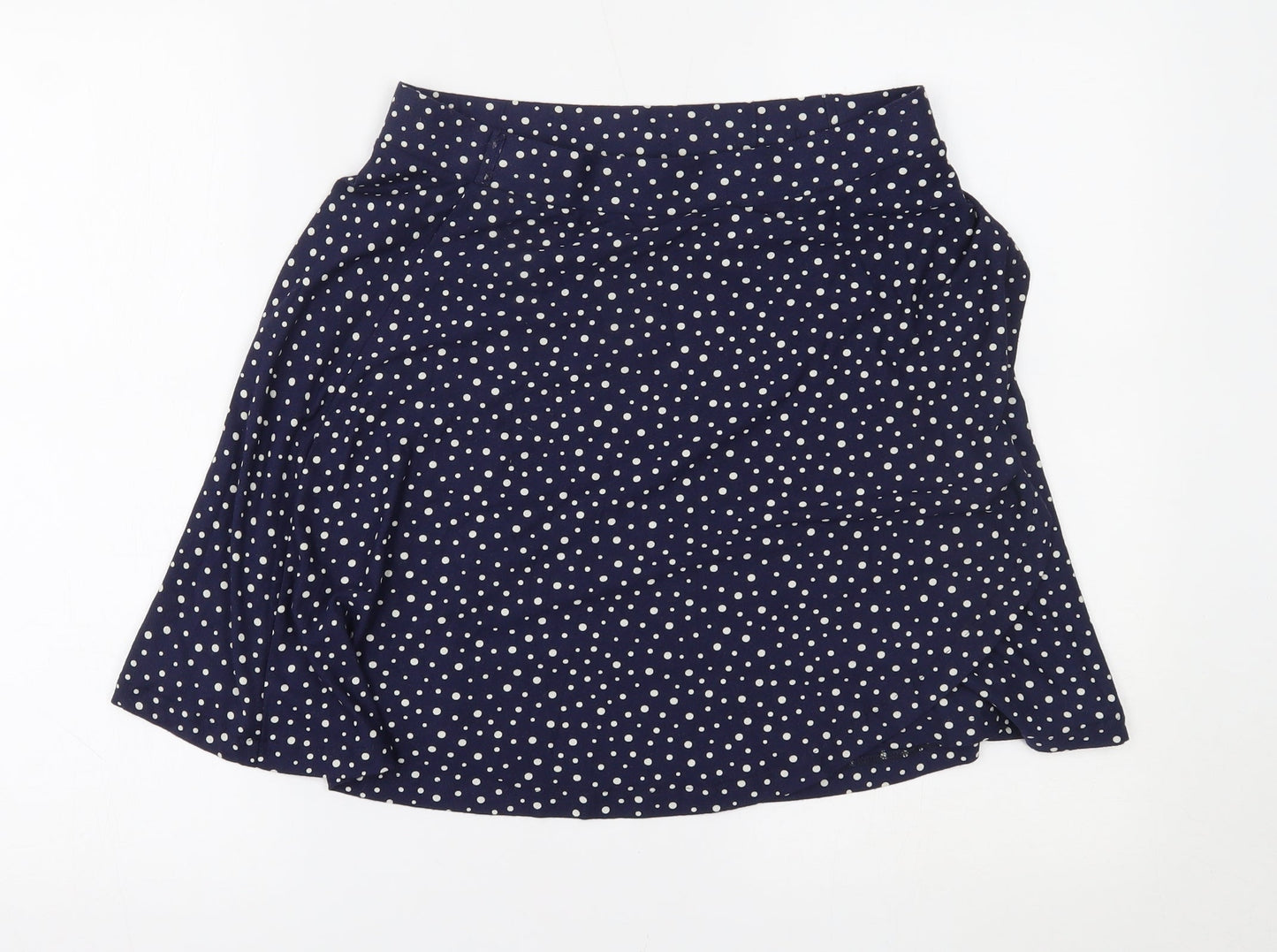 NEXT Womens Blue Polka Dot  A-Line Skirt Size 12