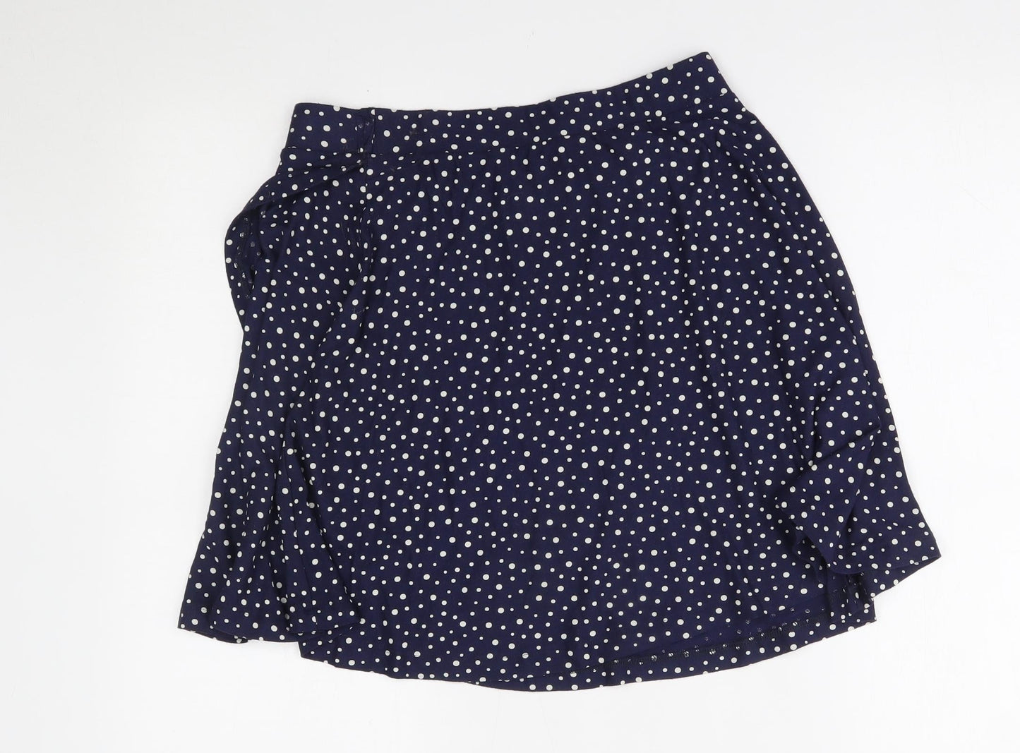 NEXT Womens Blue Polka Dot  A-Line Skirt Size 12