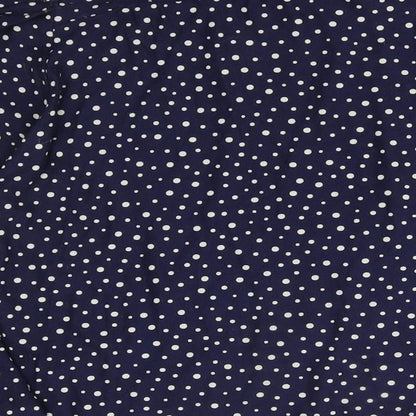 NEXT Womens Blue Polka Dot  A-Line Skirt Size 12