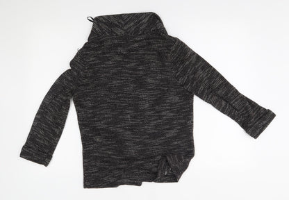 Womens UK Size 10 New Look Grey Cardigan Jumper
