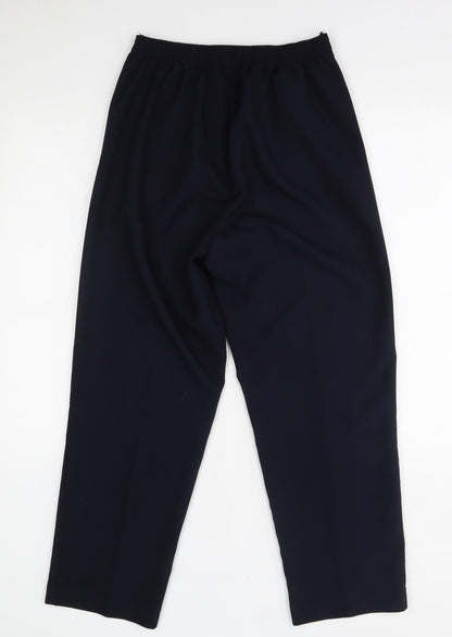 Womens UK Size 12 BM Regular Fit  Blue Trousers