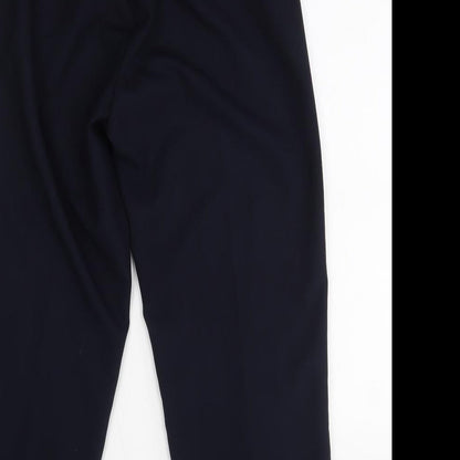 Womens UK Size 12 BM Regular Fit  Blue Trousers