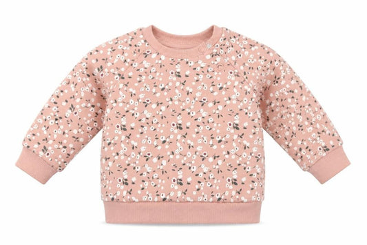 Primark Baby Pink Floral  Pullover Jumper Size 3-6 Months