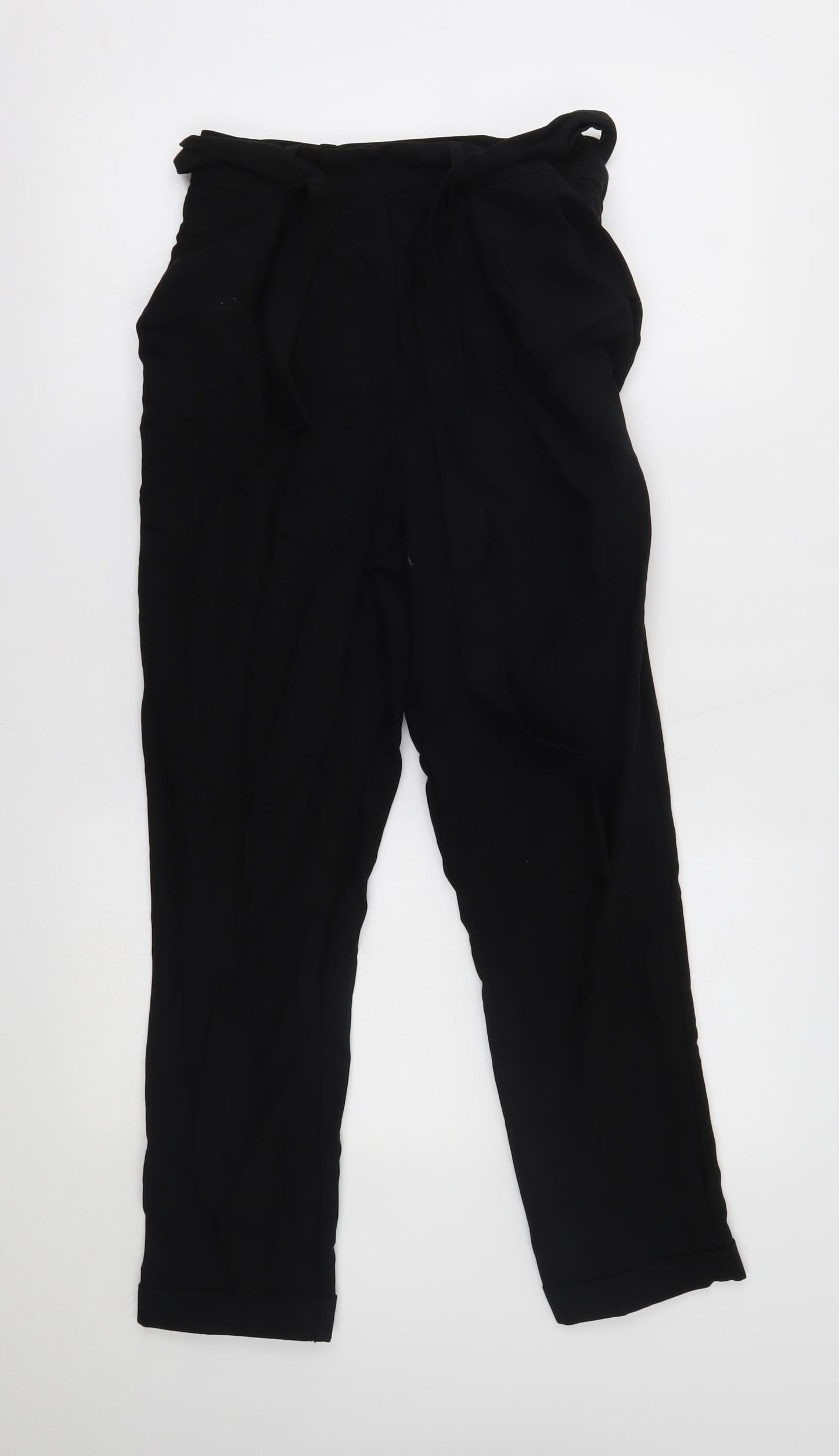 Womens UK Size 8 ASOS Regular Fit  Black Trousers