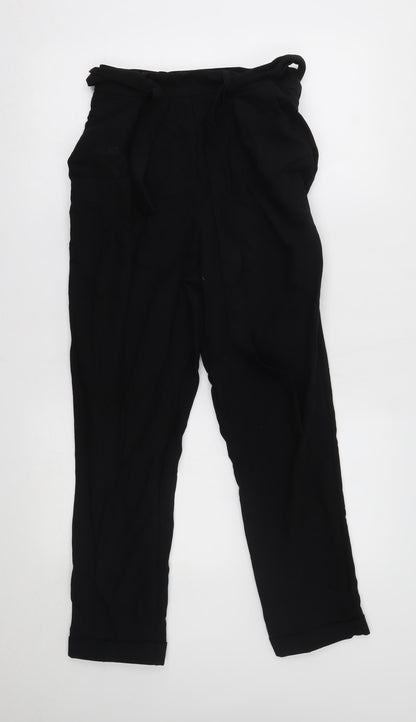 Womens UK Size 8 ASOS Regular Fit  Black Trousers