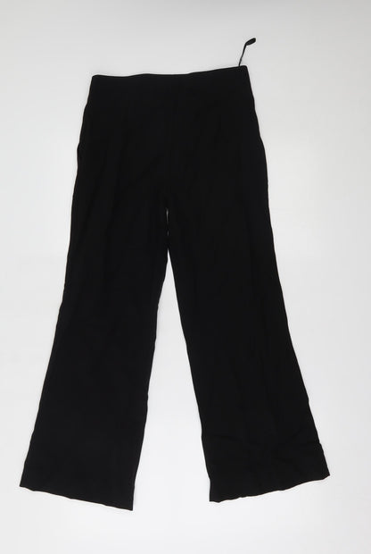 Womens UK Size 10 Papaya Regular Fit  Black Trousers