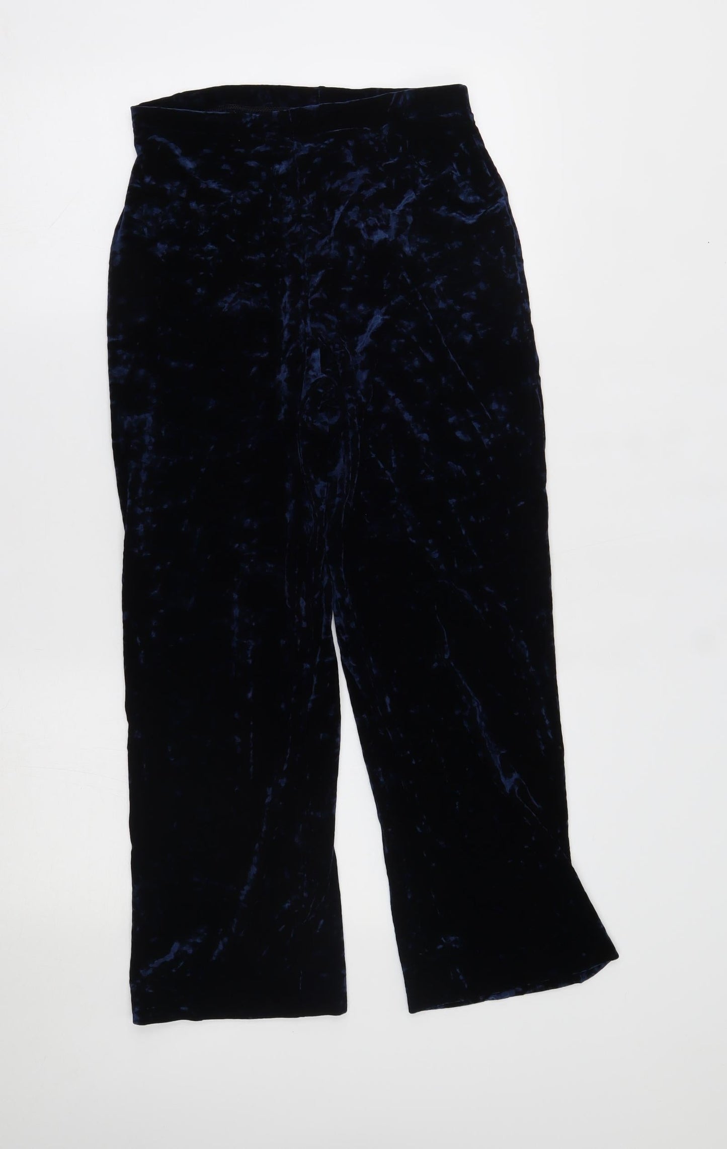 Womens UK Size 12 M&S Regular Fit  Blue Trousers