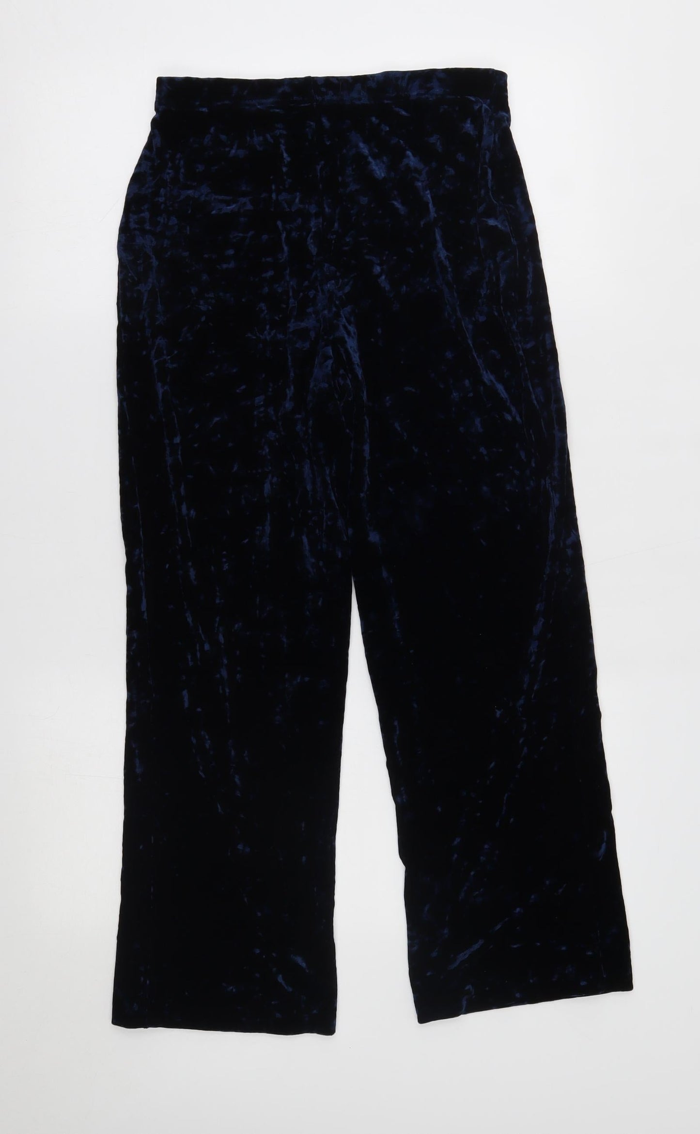 Womens UK Size 12 M&S Regular Fit  Blue Trousers