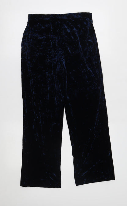 Womens UK Size 12 M&S Regular Fit  Blue Trousers