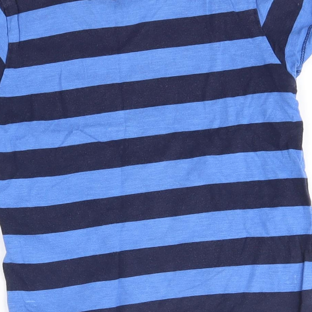NEXT Boys Blue Striped  Basic T-Shirt Size 5 Years