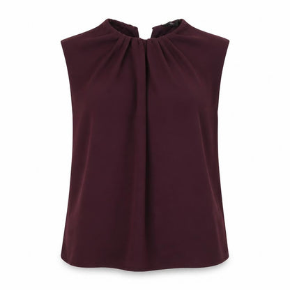 Womens UK Size 10 AX Paris Purple Basic Blouse
