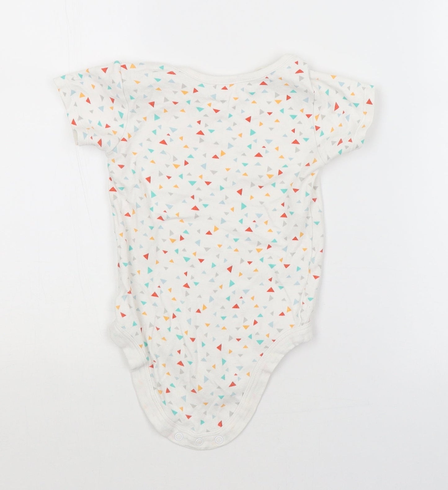 TU Baby White Geometric  Babygrow One-Piece Size 18-24 Months
