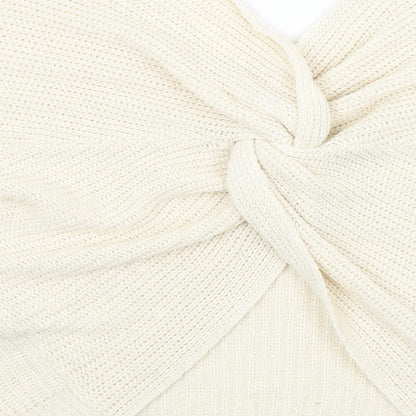 FOREVER 21 Womens White Striped  Pullover Jumper Size S