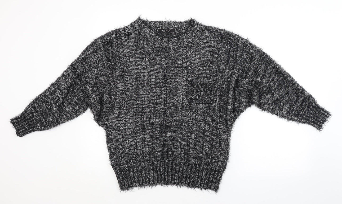 Womens UK Size 14 Select Grey Pullover Jumper