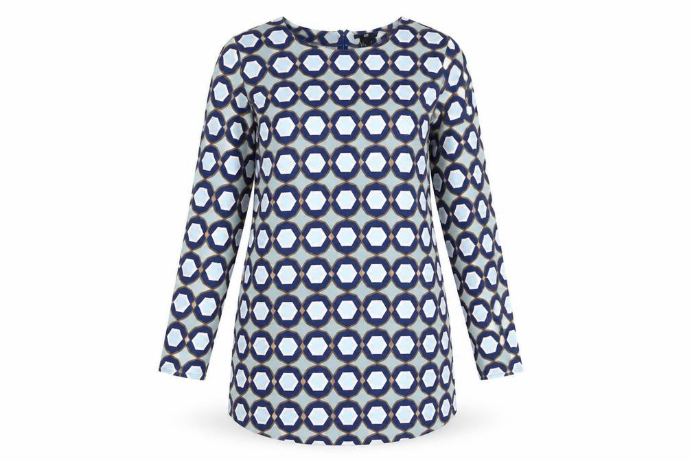 H&M Womens Multicoloured Argyle/Diamond  Jumper Dress  Size M