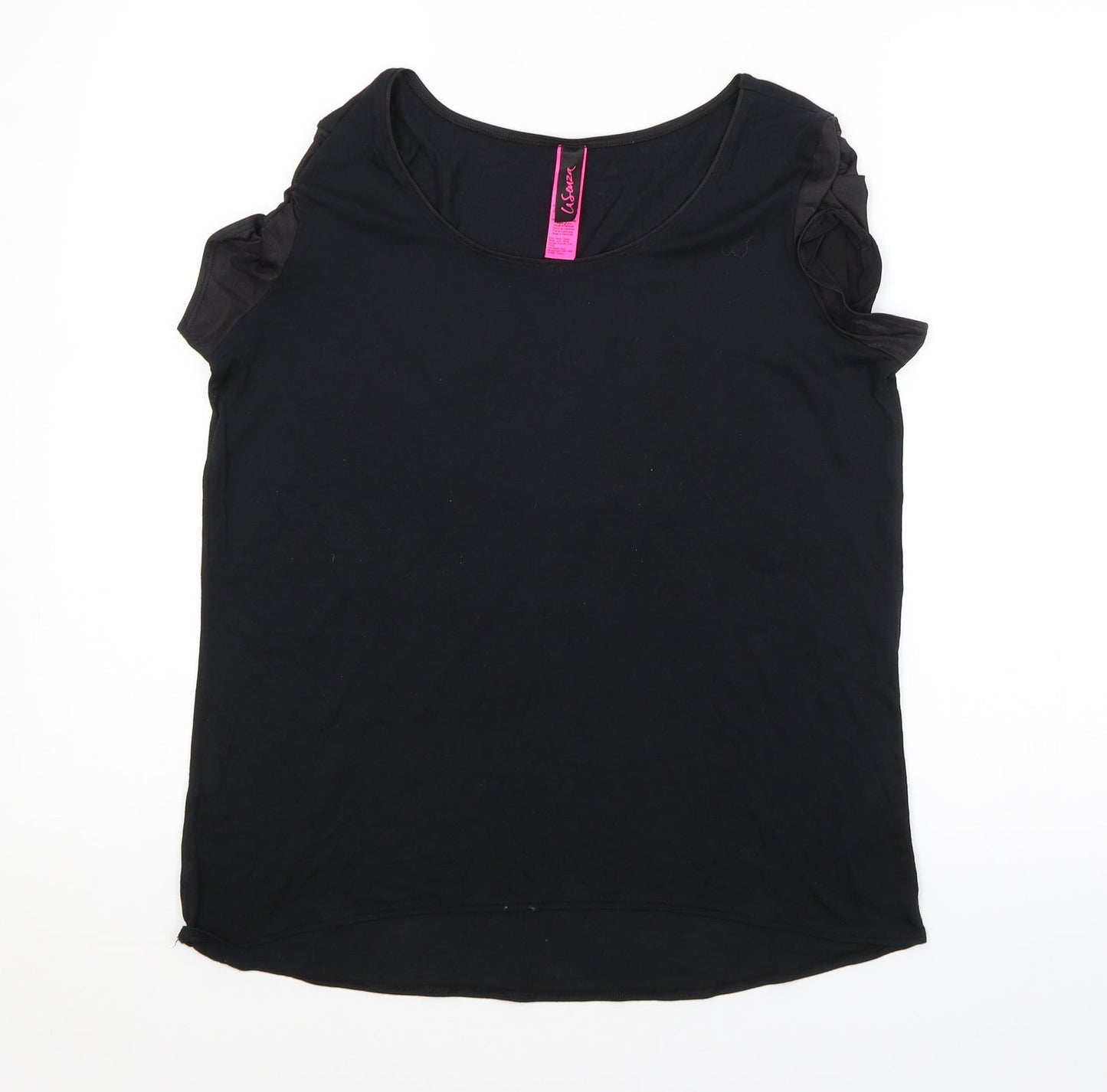 Womens UK Size XS La Senza Black Basic Blouse