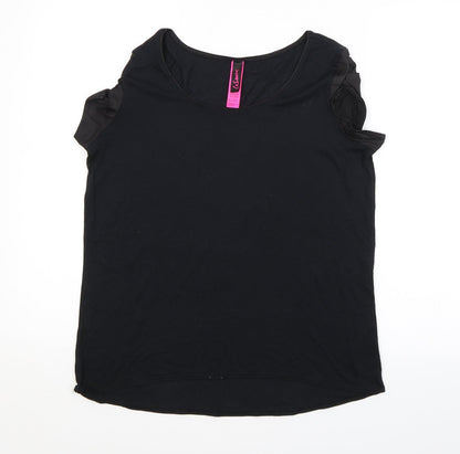 Womens UK Size XS La Senza Black Basic Blouse