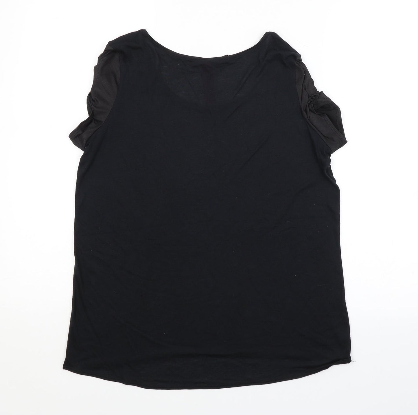 Womens UK Size XS La Senza Black Basic Blouse
