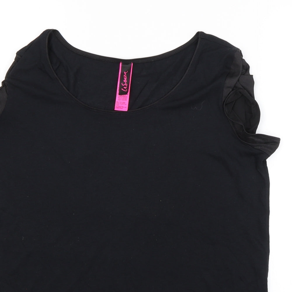Womens UK Size XS La Senza Black Basic Blouse