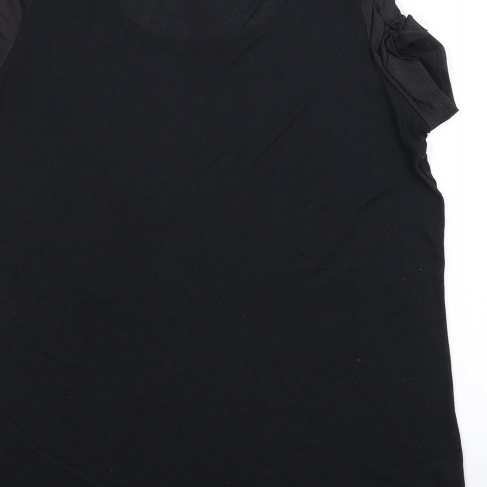 Womens UK Size XS La Senza Black Basic Blouse