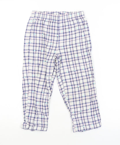 George Girls Multicoloured Check   Pyjama Pants Size 4-5 Years