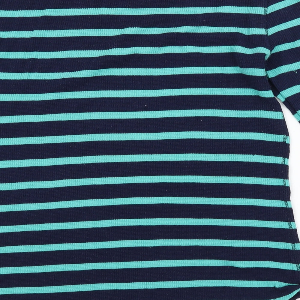 Gap Mens Blue Striped  Pullover Jumper Size M