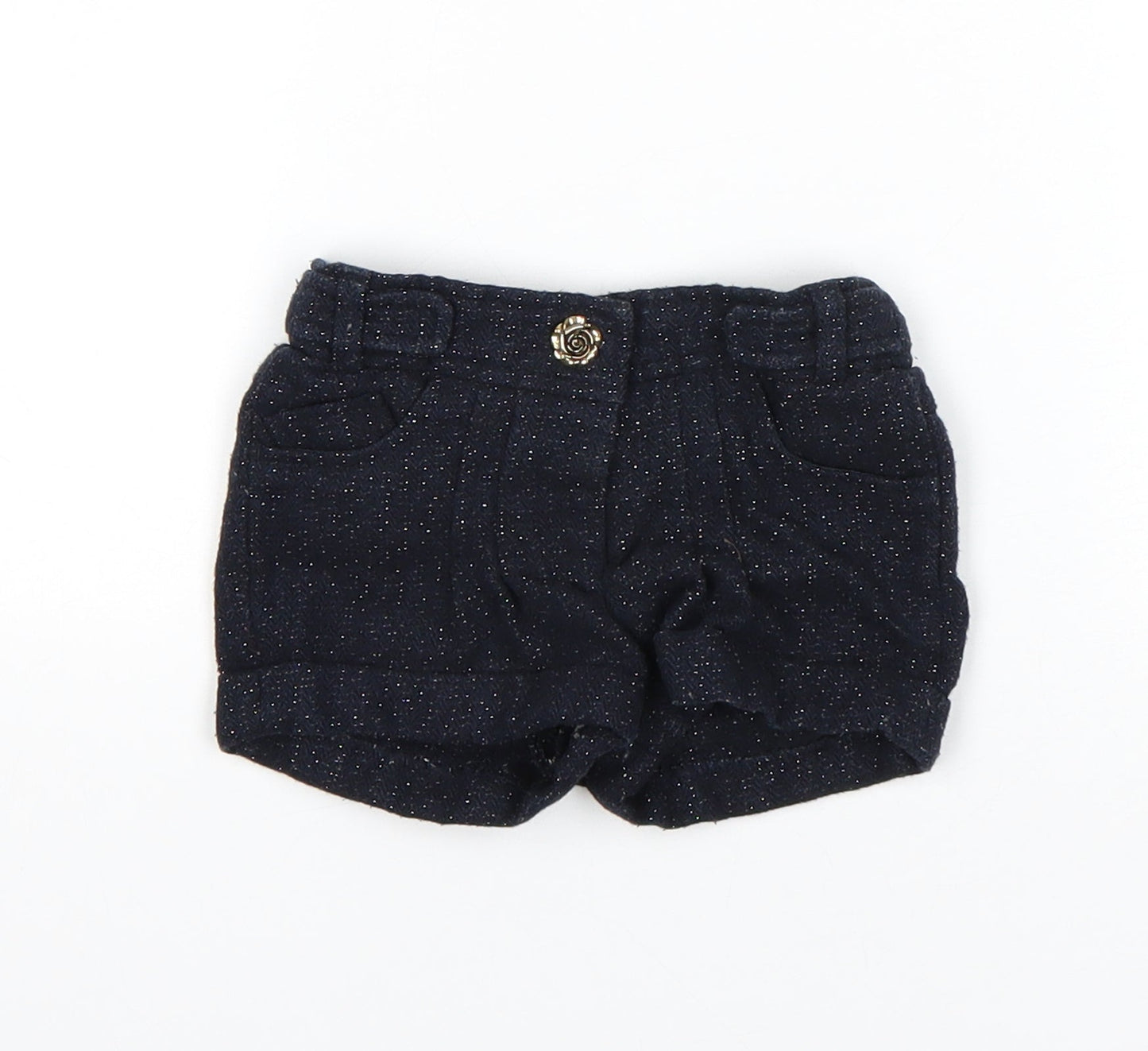 F&F Girls Blue   Capri Trousers Size 12-18 Months  - Shorts