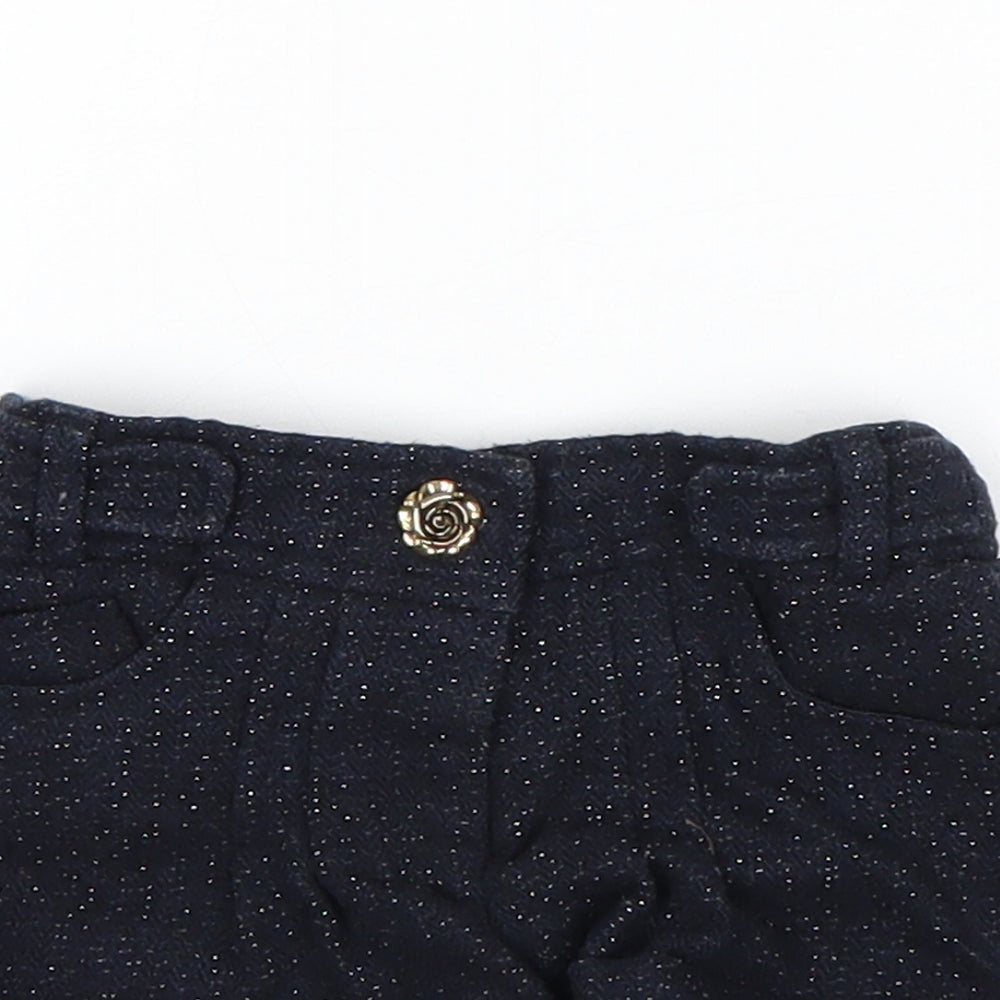 F&F Girls Blue   Capri Trousers Size 12-18 Months  - Shorts