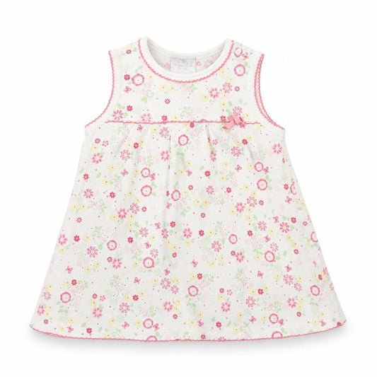 Miniclub Girls Multicoloured Floral  A-Line  Size 3-6 Months